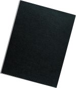Fellowes Binding Linen Presentation Covers, Letter, Black, 200 Pack (5217001), Black Linen - Image 2